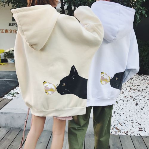 Sweatshirt femme en Coton - Ref 3216857
