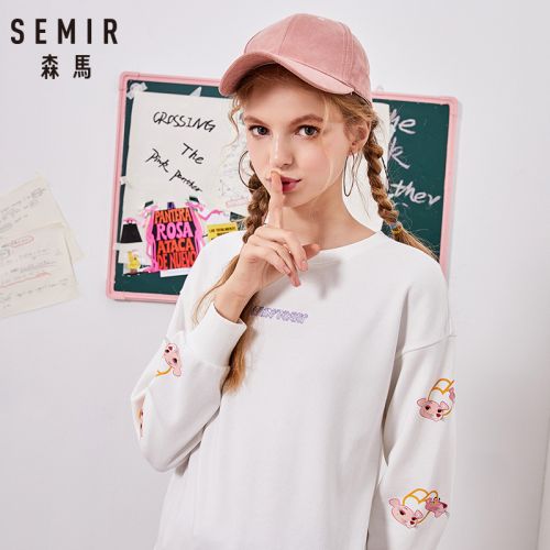 Sweatshirt femme SEMIR en Coton - Ref 3217546