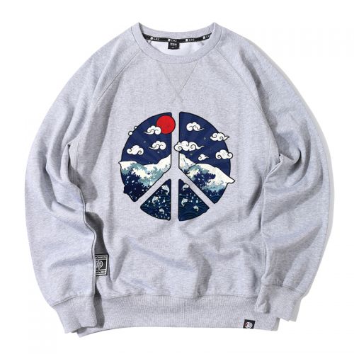 Sweatshirt homme CHAO MINGZHI - Ref 3127450