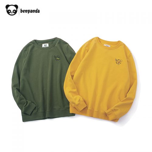 Sweatshirt homme BEN.PANDA en Coton - Ref 3127748