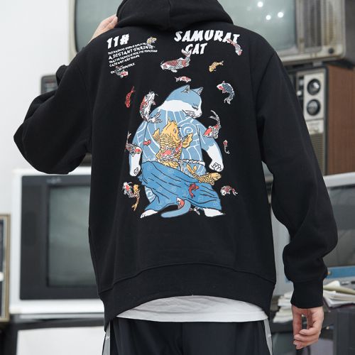 Sweatshirt homme MR.SCAREORCW en Coton - Ref 3127799