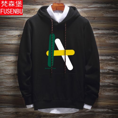 Sweatshirt homme FUSENBU en Coton - Ref 3127966