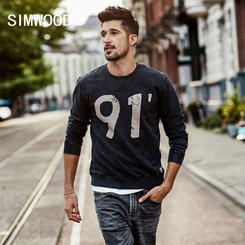 Sweatshirt homme SIMWOOD en Coton - Ref 3128150
