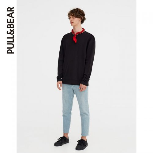 Sweatshirt homme PULL BEAR - Ref 3128183