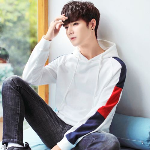 Sweatshirt homme BAIJIAO en Coton - Ref 3128372