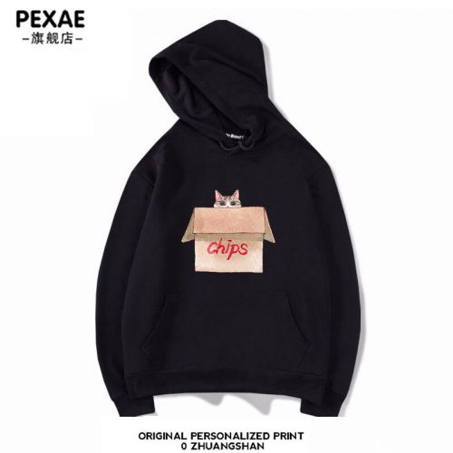 Sweatshirt homme PEXAE en Coton - Ref 3128376