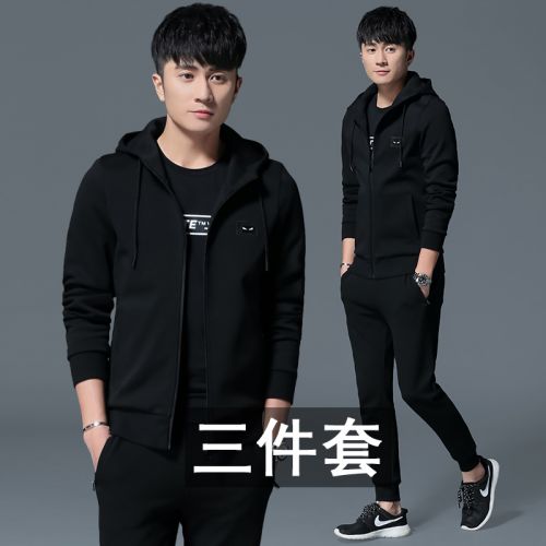 Sweatshirt homme QIANSGANG en Coton - Ref 3128390