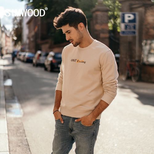 Sweatshirt homme SIMWOOD en Coton - Ref 3128415
