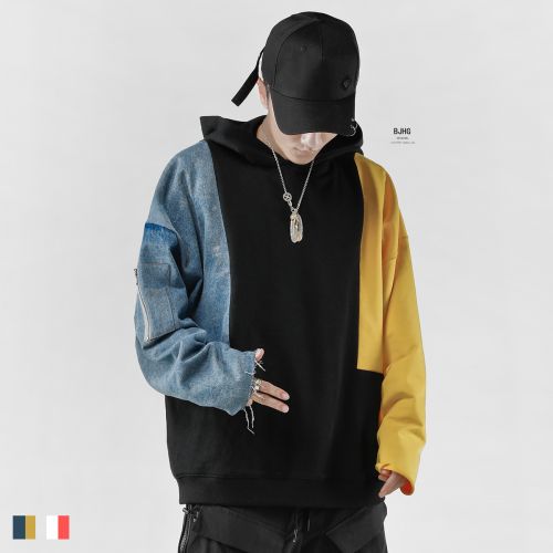 Sweatshirt homme BJHG en Coton - Ref 3128525