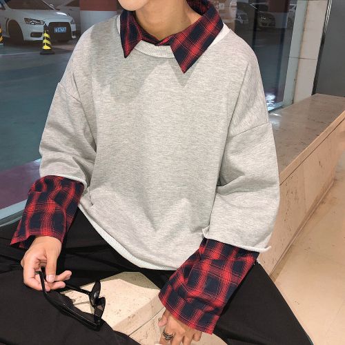 Sweatshirt homme MYFANGSHAO - Ref 3128530