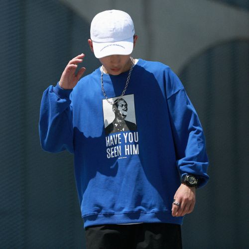 Sweatshirt homme en Coton - Ref 3128699