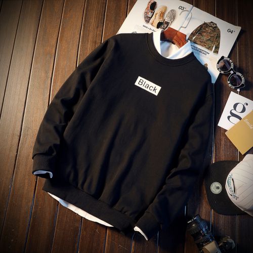 Sweatshirt homme en Coton - Ref 3128704