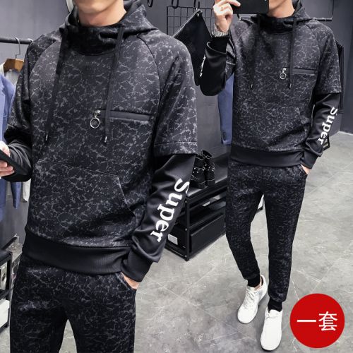 Sweatshirt homme CITY CLOVER en Polyester - Ref 3128795