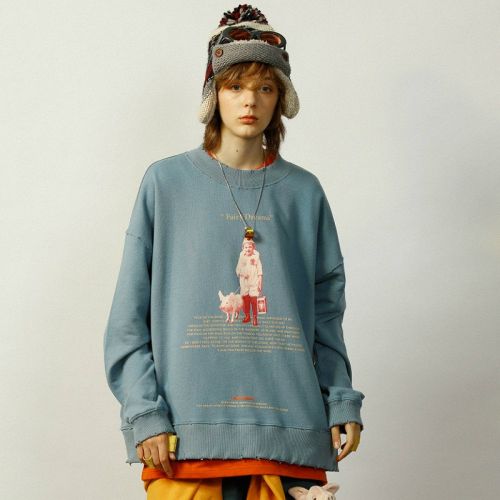 Sweatshirt homme en Coton - Ref 3128900