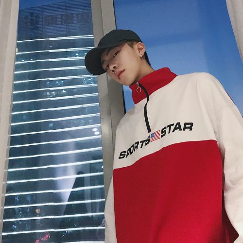 Sweatshirt homme MYFANGSHAO en Coton - Ref 3128969