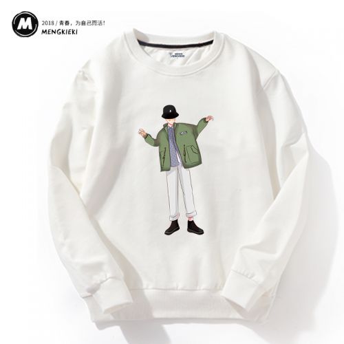 Sweatshirt homme MENGKIEKI - Ref 3129066