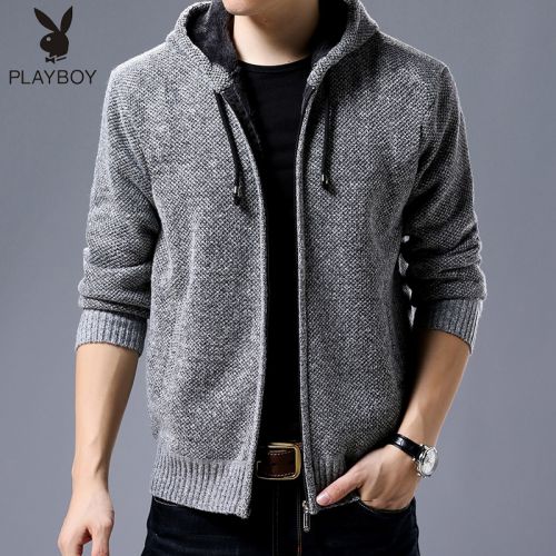 Sweatshirt homme PLAYBOY - Ref 3129840