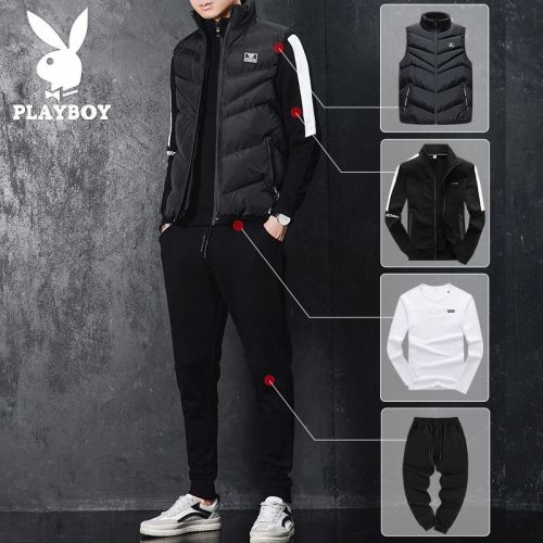 Sweatshirt homme PLAYBOY en Coton - Ref 3129945