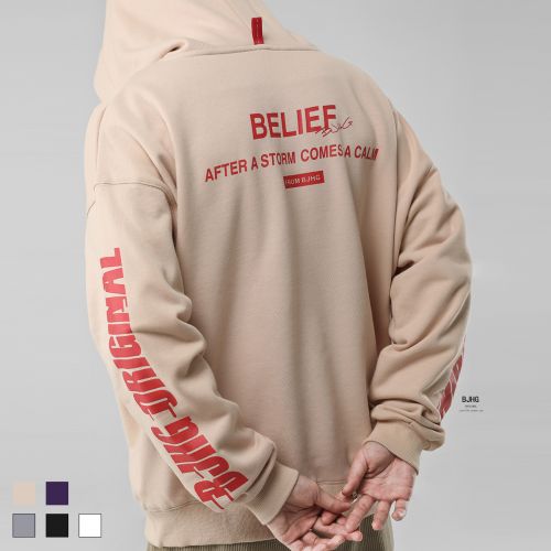 Sweatshirt homme BJHG en Coton - Ref 3129969