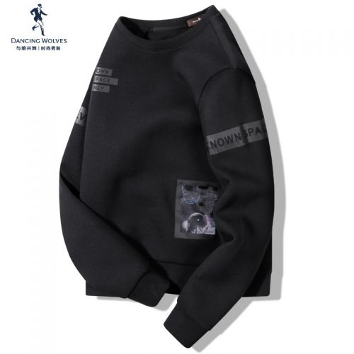 Sweatshirt homme D WOLVES - Ref 3130031