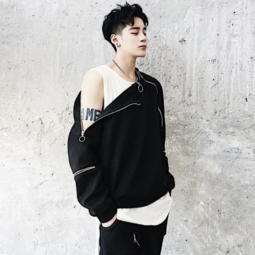 Sweatshirt homme en Coton - Ref 3130069