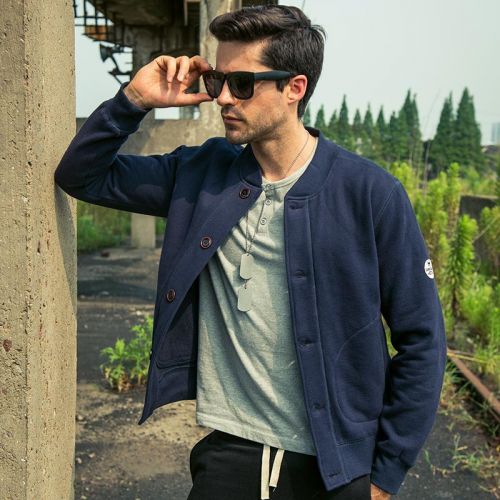Sweatshirt homme CARLCLUB en Coton - Ref 3130243