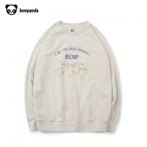 Sweatshirt homme BEN.PANDA en Coton - Ref 3130268
