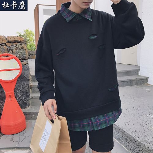 Sweatshirt homme en Coton - Ref 3130281