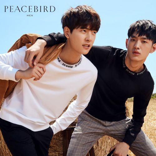 Sweatshirt homme PEACEBIRD - Ref 3130311