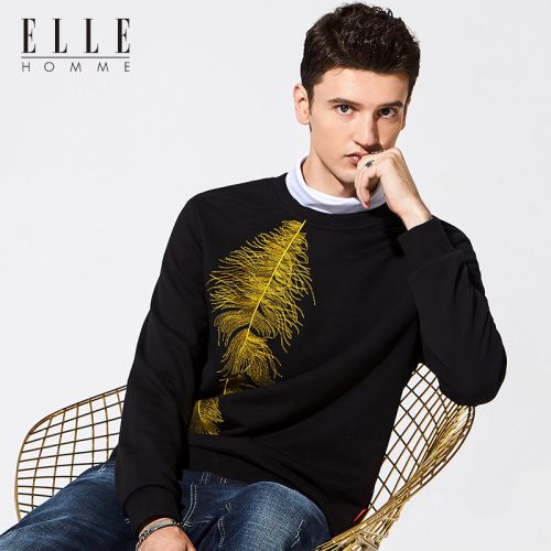 Sweatshirt homme ELLE HOMME en Coton - Ref 3130523