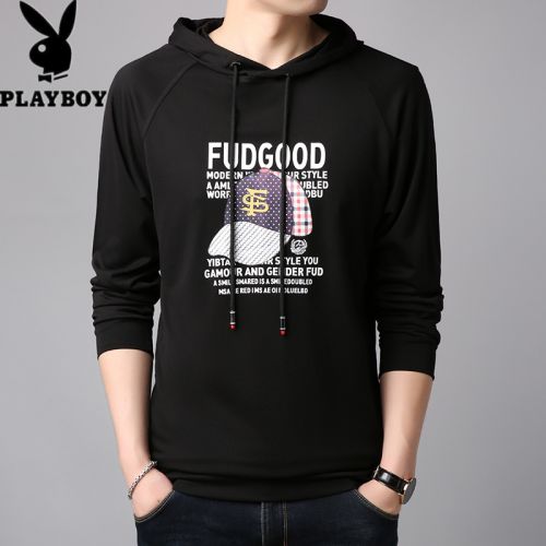 Sweatshirt homme PLAYBOY - Ref 3130547