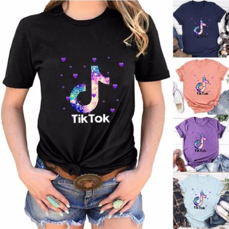 T-shirt Tik tok pour femmes - Ref 3428625