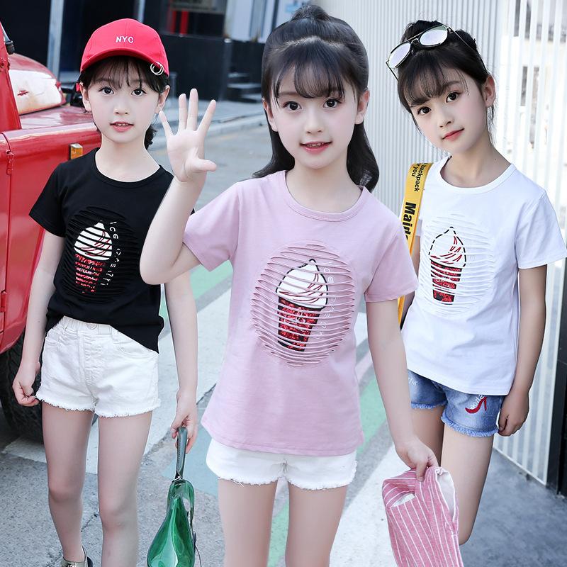 T-shirt enfant en Coton couleur naturelle - Ref 3427682