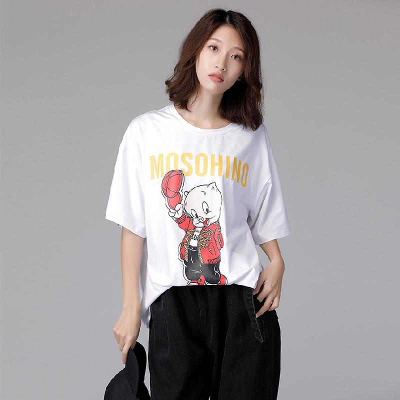 T-shirt femme en Coton moran - Ref 3314450