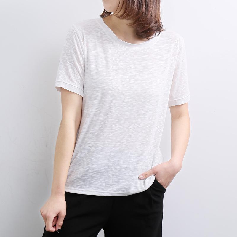 T-shirt femme en Coton bambou - Ref 3315631