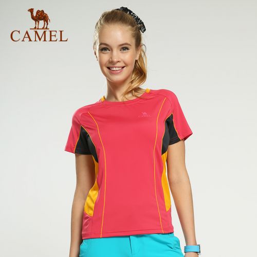 T-shirt sport pour femme CAMEL à manche courte - Ref 2021212