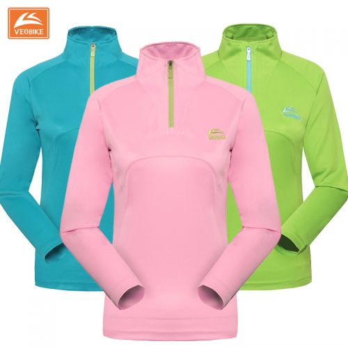 T-shirt sport pour femme VEOBIKE à manche longue en polyester - Ref 2021254