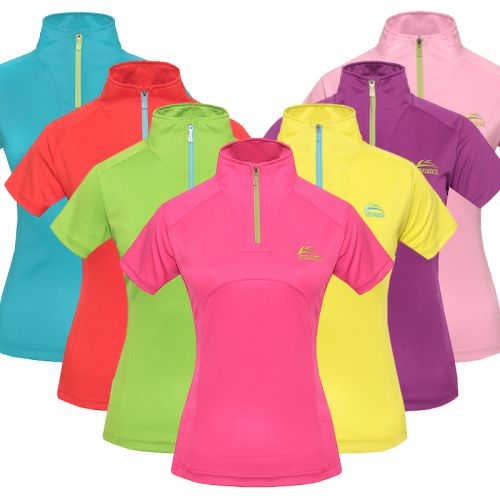 T-shirt sport pour femme VEOBIKE à manche courte en polyester - Ref 2021255