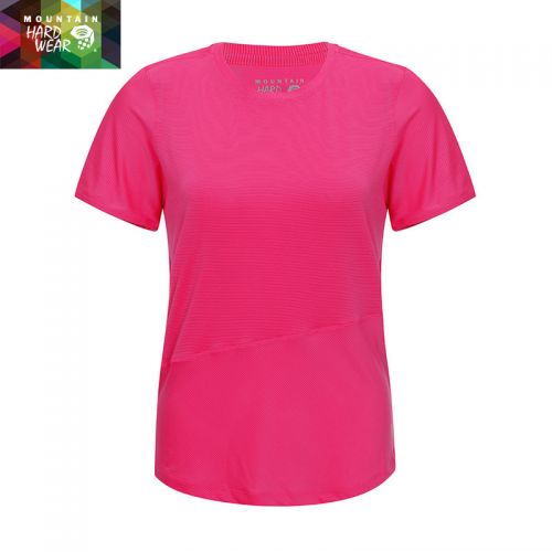 T-shirt sport pour femme MOUNTAIN HARDWEAR à manche courte - Ref 2021355