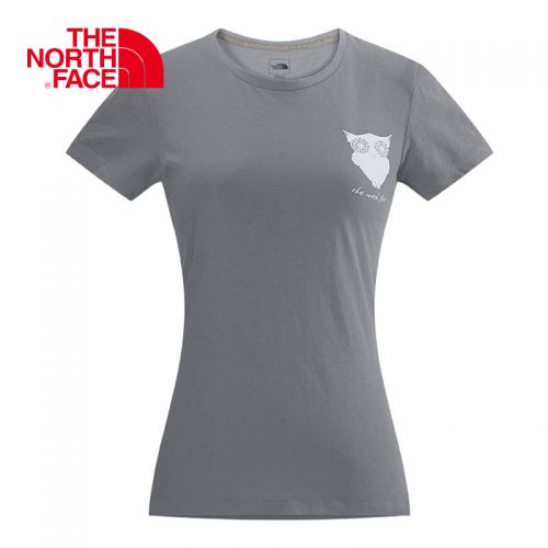 T-shirt sport pour femme THE NORTH FACE à manche courte en CVC - Ref 2021362