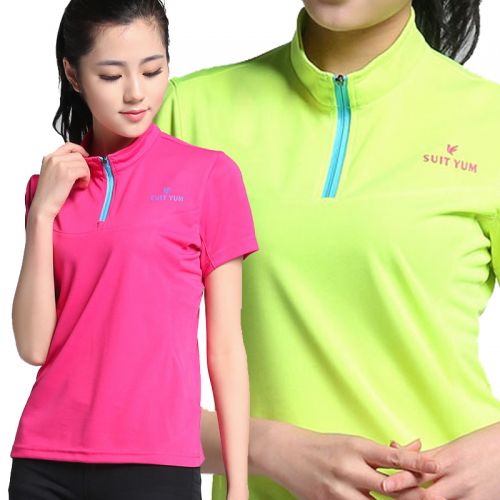 T-shirt sport pour femme SUIT YUM à manche courte en polyester - Ref 2021399