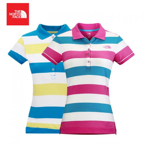 T-shirt sport pour femme THE NORTH FACE à manche courte en CVC - Ref 2021416