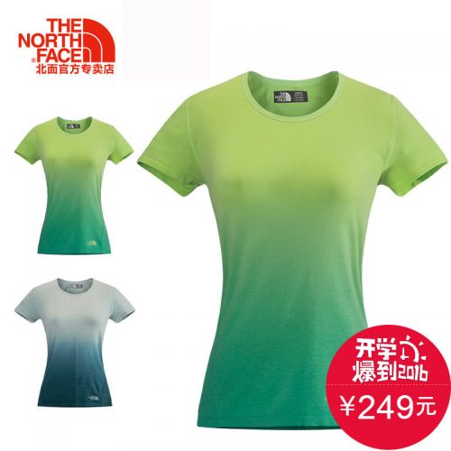 T-shirt sport pour femme THE NORTH FACE à manche courte en polyester - Ref 2021457