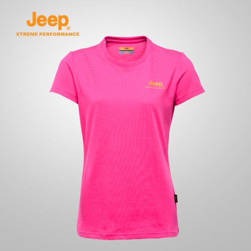 T-shirt sport pour femme JEEP à manche courte en CVC - Ref 2021530