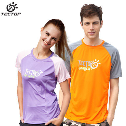 T-shirt sport pour femme TECTOP à manche courte en polyester - Ref 2021538