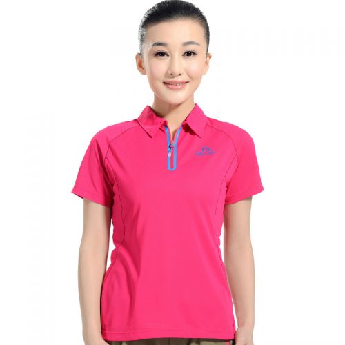 T-shirt sport pour femme PELLIOT à manche courte en polyester - Ref 2021548