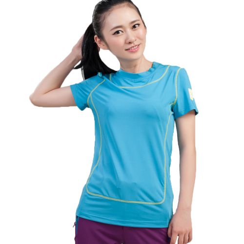 T-shirt sport pour femme NEXTOUR à manche courte en polyester - Ref 2021600