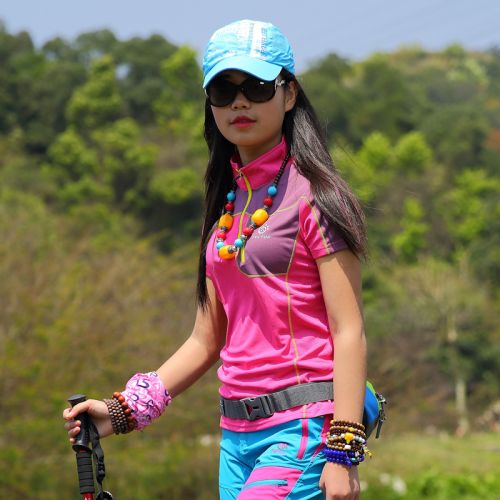 T-shirt sport pour femme à manche courte - Ref 2021625