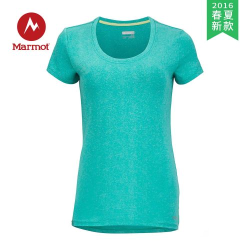 T-shirt sport pour femme MARMOT à manche courte en polyester - Ref 2021676