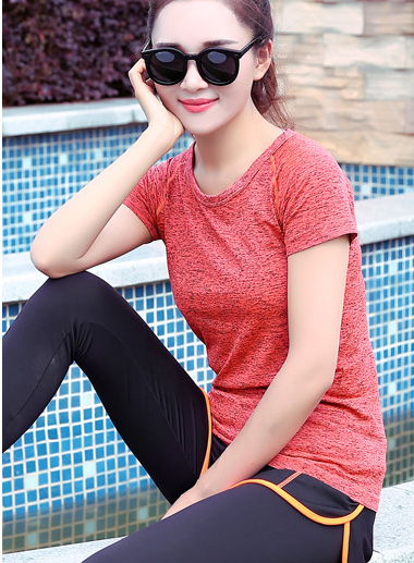 T-shirt sport pour femme SOBO à manche courte - Ref 2021685